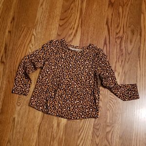 Animal print top